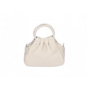 Valódi bőr női táska bézs színben M9079 Beige