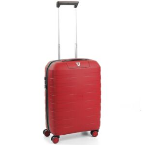 Roncato BOX 2.0 kabinbőrönd Piros színben R-5543 Red ajándék bőröndhuzattal