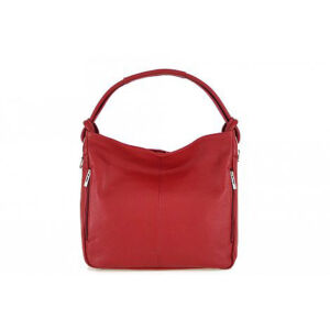 Valódi bőr női táska piros színben S7093 Red