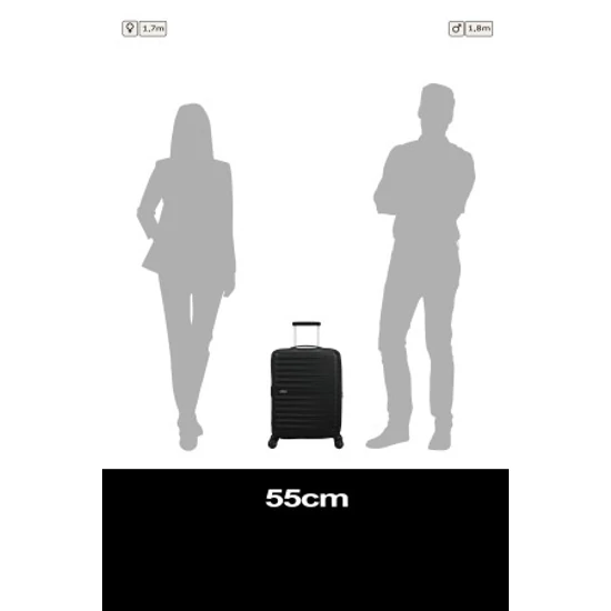 AMERICAN TOURISTER FASTFORWARD 55/20 TSA EXP FLASH BLACK