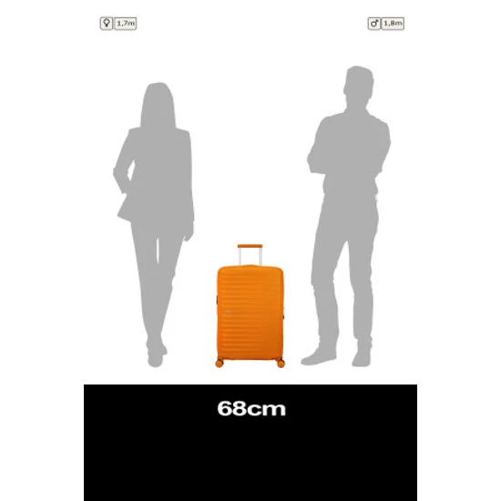 AMERICAN TOURISTER FASTFORWARD 68/25 EXP TSA RADIANT ORANGE