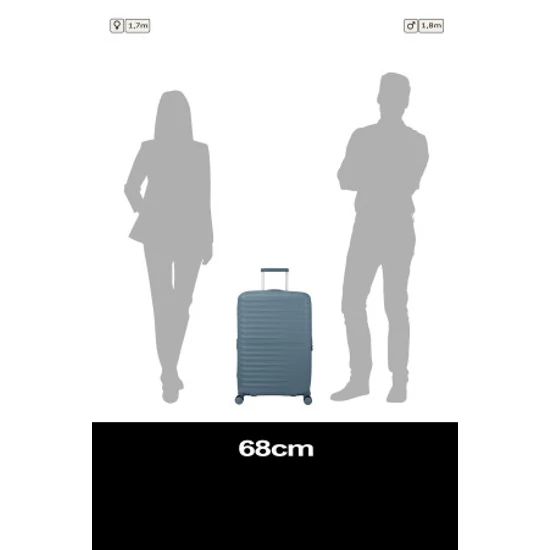 AMERICAN TOURISTER FASTFORWARD 68/25 EXP TSA STEEL BLUE