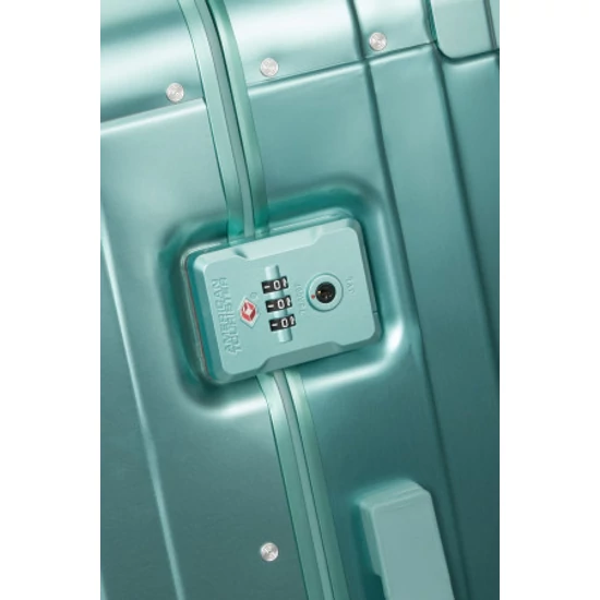 American Tourister SOUNDBOX ALU SPINNER 55/20 TSA DUSTY TURQUOISE