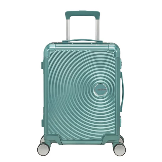 American Tourister SOUNDBOX ALU SPINNER 55/20 TSA DUSTY TURQUOISE
