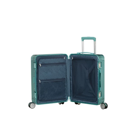 American Tourister SOUNDBOX ALU SPINNER 55/20 TSA DUSTY TURQUOISE