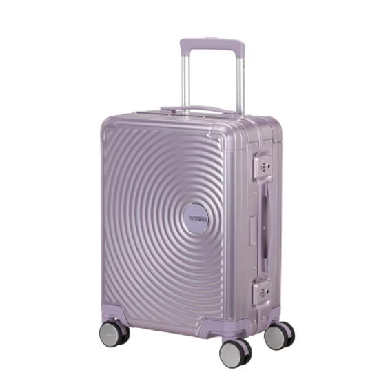 American Tourister SOUNDBOX ALU SPINNER 55/20 TSA STORMY LILAC
