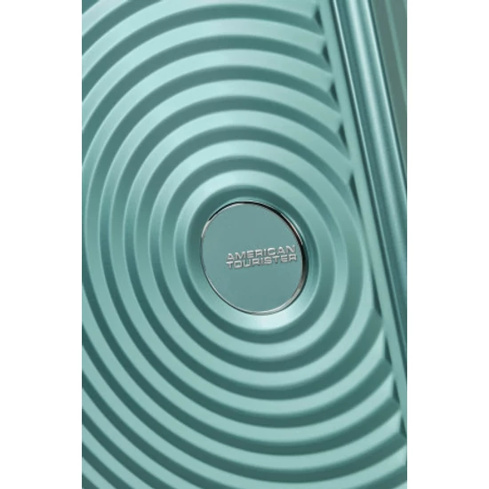 American Tourister SOUNDBOX ALU SPINNER 68/25 TSA DUSTY TURQUOISE