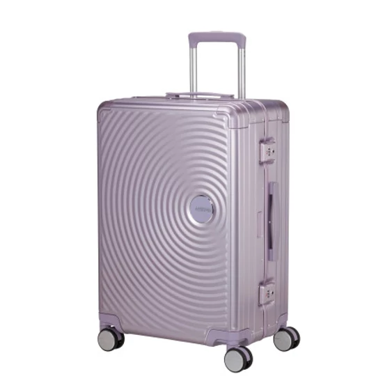 American Tourister SOUNDBOX ALU SPINNER 68/25 TSA STORMY LILAC