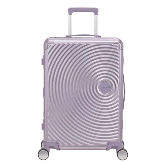 American Tourister SOUNDBOX ALU SPINNER 68/25 TSA STORMY LILAC
