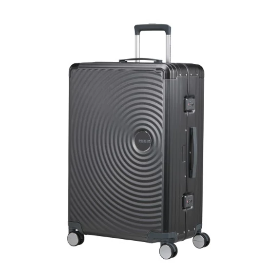 American Tourister SOUNDBOX ALU SPINNER 77/28 TSA BRUSHED ANTHRACITE