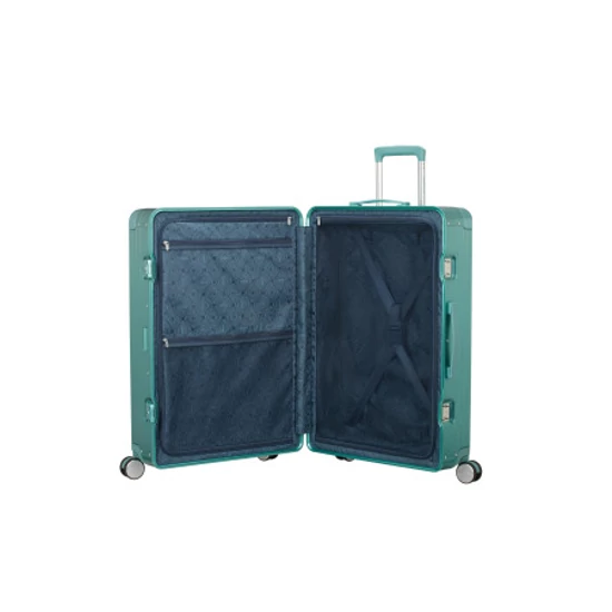 American Tourister SOUNDBOX ALU SPINNER 77/28 TSA DUSTY TURQUOISE