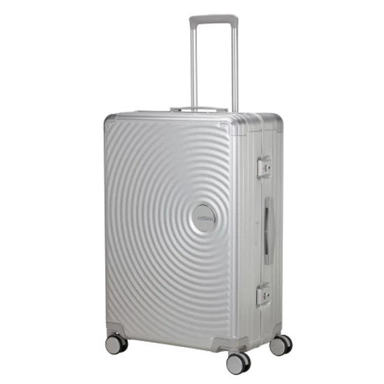 American Tourister SOUNDBOX ALU SPINNER 77/28 TSA SILVER