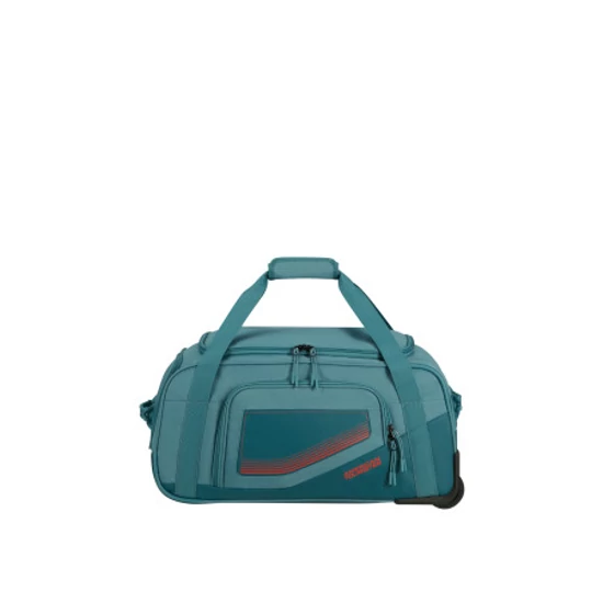American Tourister CITY RACER DUFFLE/WH S PETROL Gurulós Sporttáska/Utazótáska