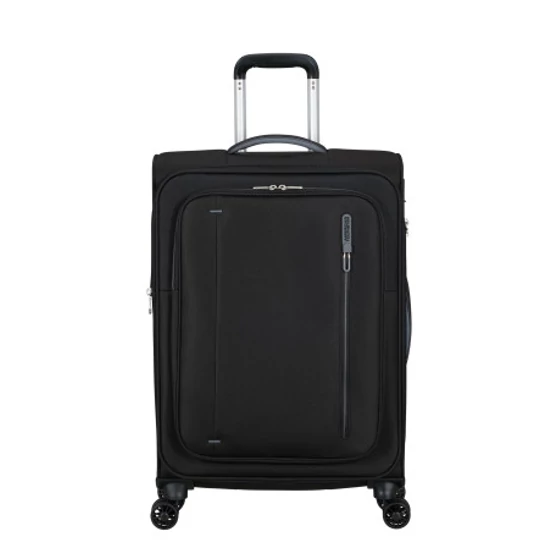 AMERICAN TOURISTER  CLOUDRIDER SPINNER M EXP TSA JET BLACK