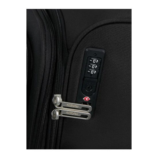 AMERICAN TOURISTER  CLOUDRIDER SPINNER M EXP TSA JET BLACK