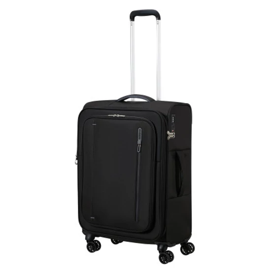 AMERICAN TOURISTER  CLOUDRIDER SPINNER M EXP TSA JET BLACK