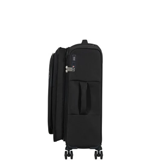 AMERICAN TOURISTER  CLOUDRIDER SPINNER M EXP TSA JET BLACK