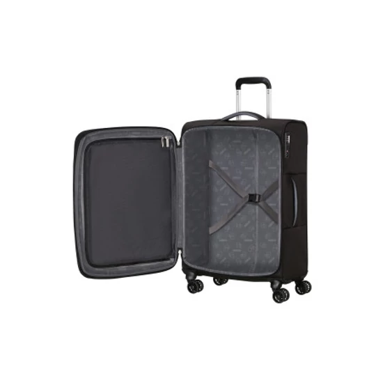 AMERICAN TOURISTER  CLOUDRIDER SPINNER M EXP TSA JET BLACK