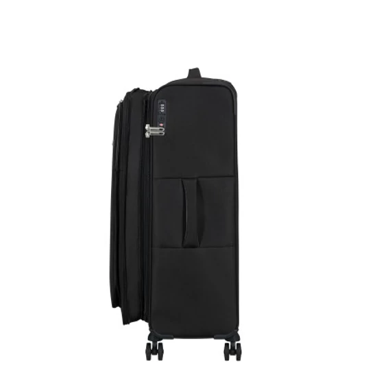 AMERICAN TOURISTER  CLOUDRIDER SPINNER L EXP TSA JET BLACK