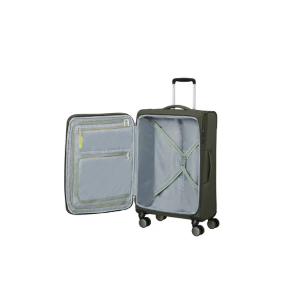 American Tourister WANDERLITE SPINNER M EXP TSA DARK KHAKI