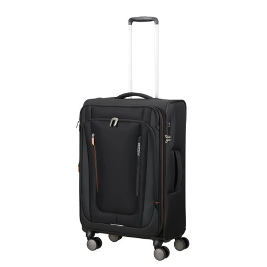 American Tourister WANDERLITE SPINNER M EXP TSA SHADOW BLACK