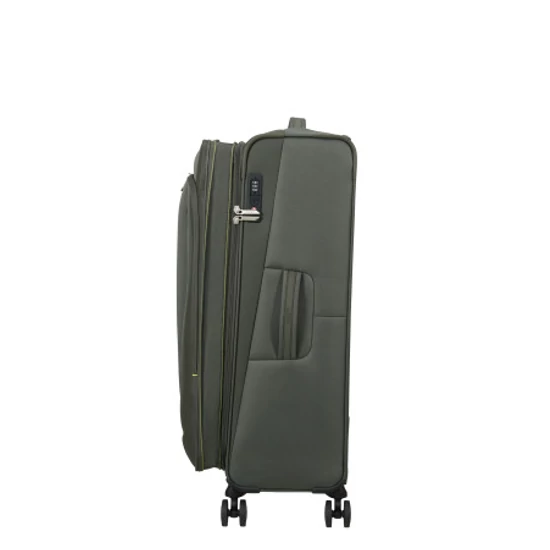 American Tourister WANDERLITE SPINNER L EXP TSA DARK KHAKI
