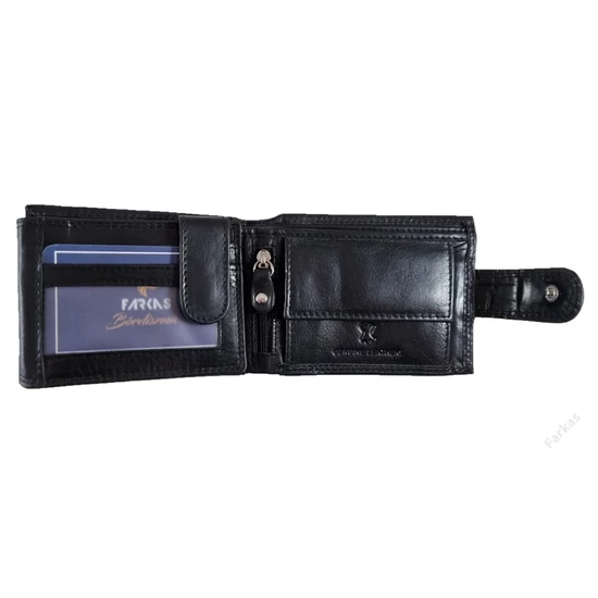 FARKAS RFID prémium bőrpénztárca díszdobozban