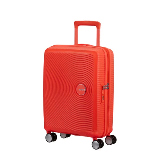 American Tourister Soundbox 55 Bőrönd Neon Orange