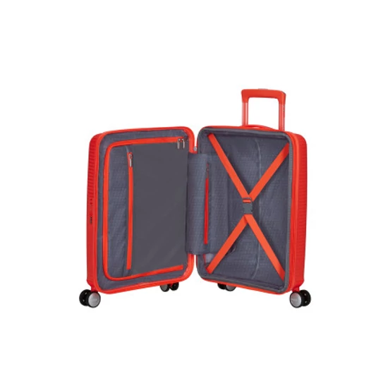 American Tourister Soundbox 55 Bőrönd Neon Orange