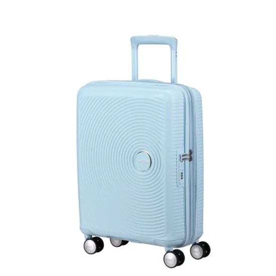 American Tourister Soundbox 55 Bőrönd Pastel Blue
