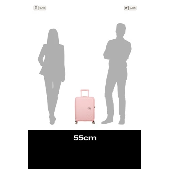 American Tourister Soundbox 55 Bőrönd Pastel Pink