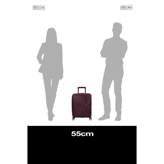 American Tourister Soundbox 55 Bőrönd Wild Cherry