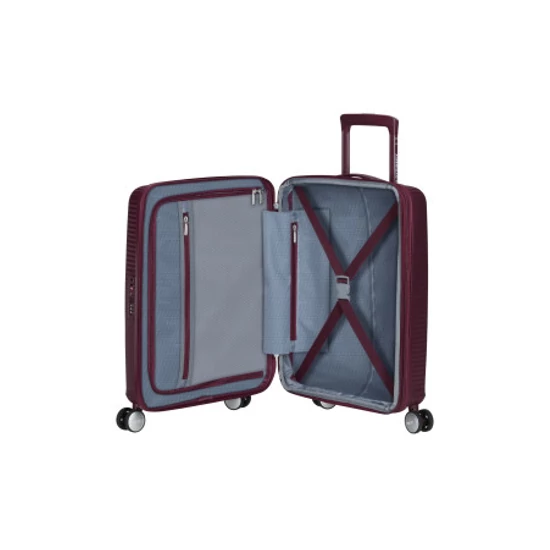 American Tourister Soundbox 55 Bőrönd Wild Cherry