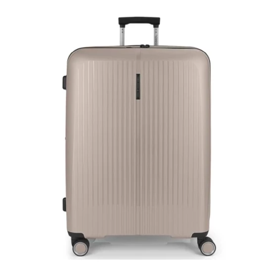 Gabol Brooklyn 4-kerekes bővíthető bőrönd Bézs színben 75 cm GA-1239L