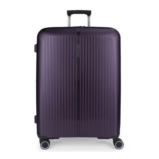 Gabol Brooklyn 4-kerekes bővíthető bőrönd Lila színben 75 cm GA-1239L