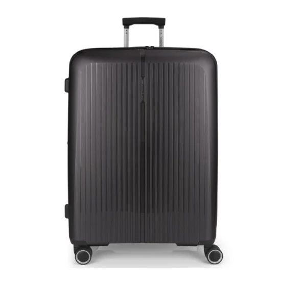 Gabol Brooklyn 4-kerekes bővíthető bőrönd Sötétszürke színben 75 cm GA-1239L