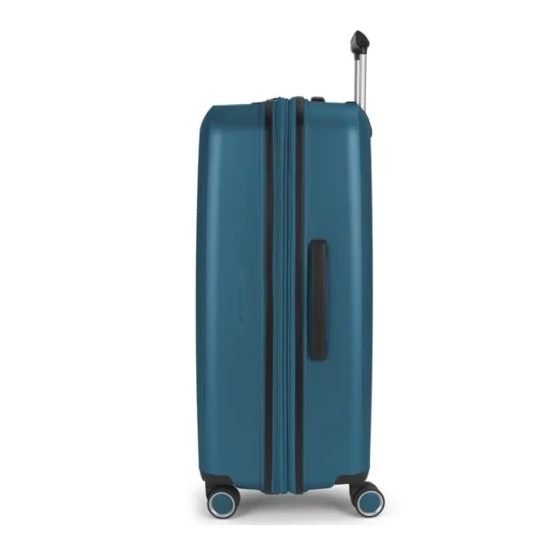 Gabol Brooklyn 4-kerekes bővíthető bőrönd Ezüst színben 75 cm GA-1239L