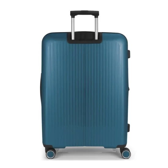 Gabol Brooklyn 4-kerekes bővíthető bőrönd Ezüst színben 75 cm GA-1239L