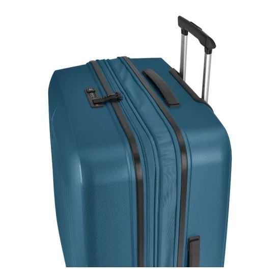 Gabol Brooklyn 4-kerekes bővíthető bőrönd Ezüst színben 75 cm GA-1239L