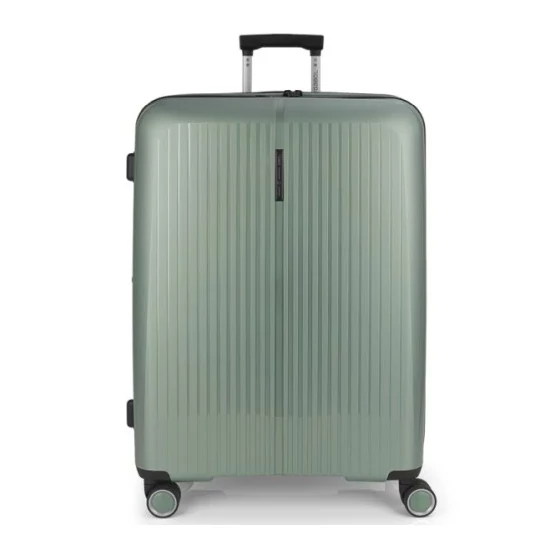 Gabol Brooklyn 4-kerekes bővíthető bőrönd Világoszöld színben 75 cm GA-1239L