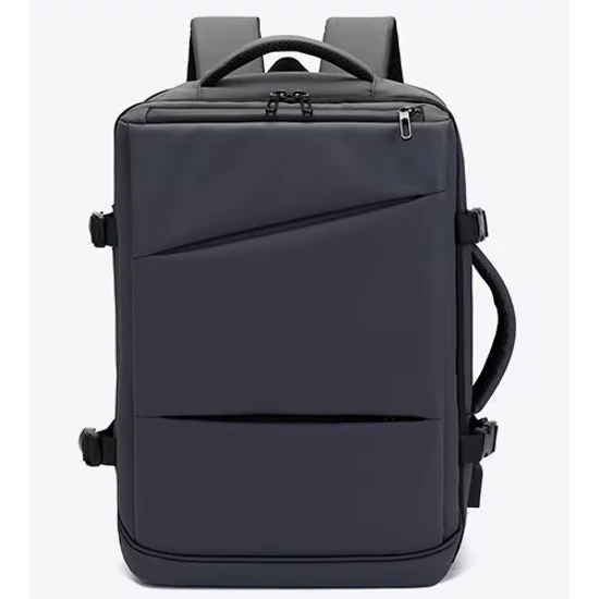 Fedélzeti Laptophátizsák kabinméretű / bővíthető / USB töltővel 40 x 30 x 20 cm