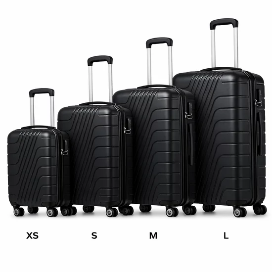 4 részes bőrönd szett dupla kerékkel