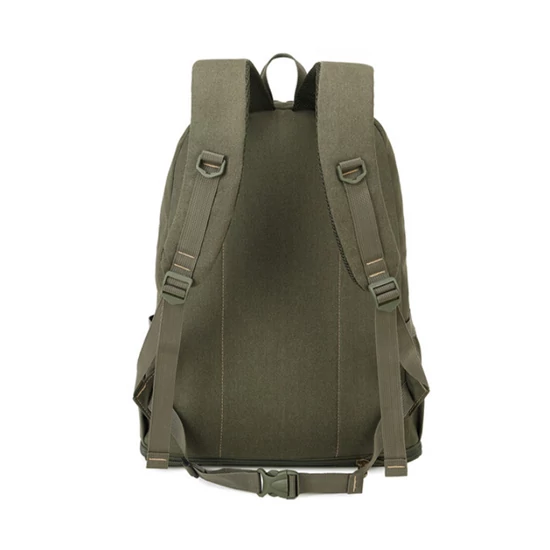 Outdoor Nagyméretű ultraerős vászon hátizsák khaki színben