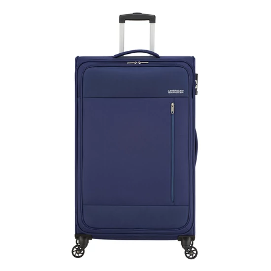 American Tourister Heat Wave Spinner bőrönd 80 cm Combat Navy színben