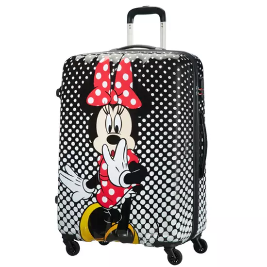 American Tourister Disney Legends Minnie PolkaDots Spinner bőrönd 75 cm-es