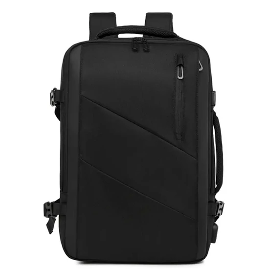 Laptophátizsák kabinméretű / bővíthető / USB töltővel