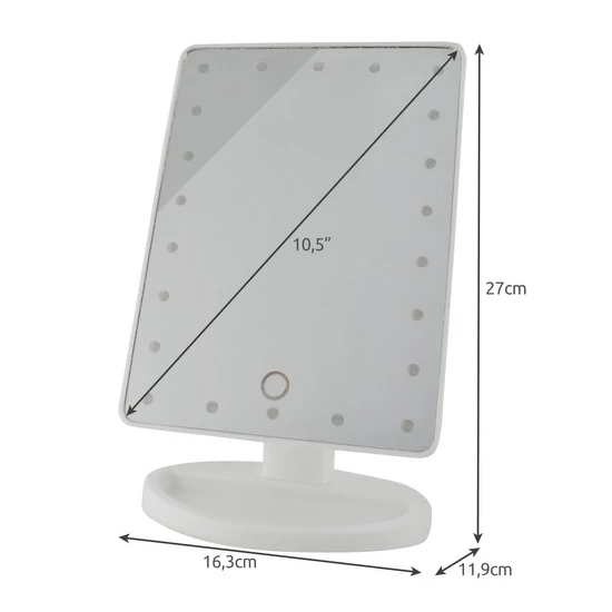 LED-es Sminktükör