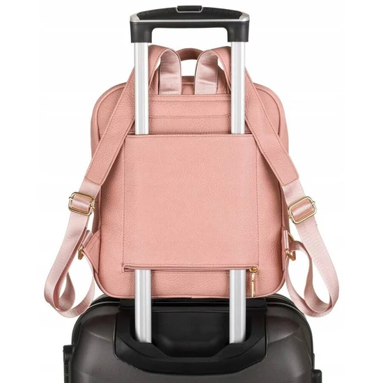 Peterson Rózsaszín Női Hátizsák