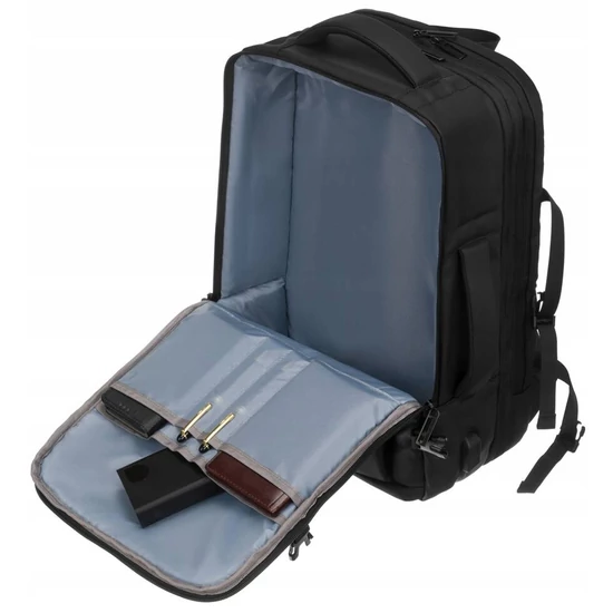 Peterson Hátizsák USB csatlakozóval-Bővíthető változat 