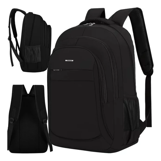 Laptoptartós Hátizsák fekete színben 